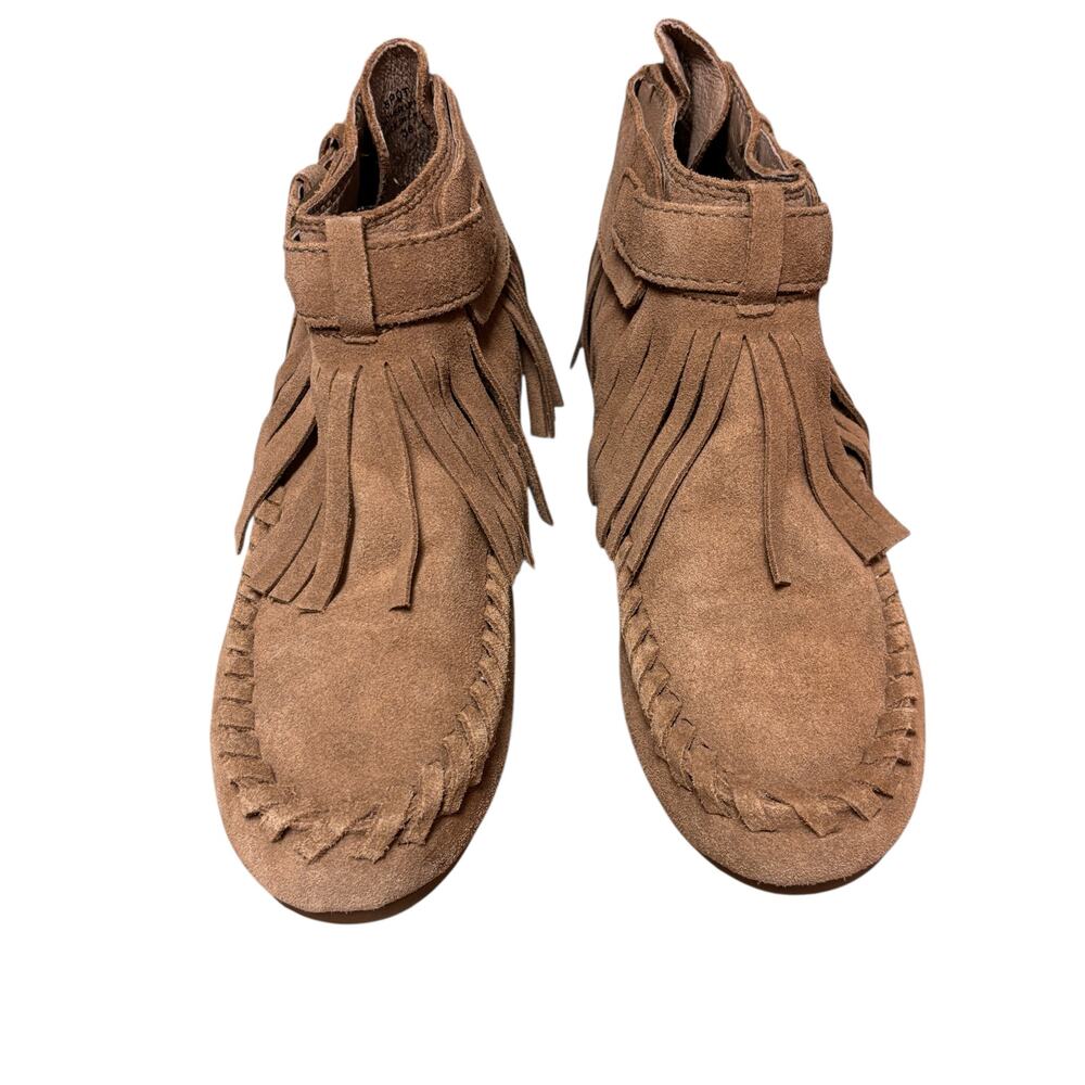 ASH Spot Wedge Moccasin Booties Size 38/8